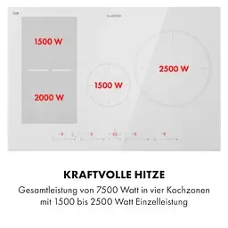 Вбудована варильна поверхня індукційна Klarstein Delicatessa 77 Hybrid (10035199) - мініатюра 2