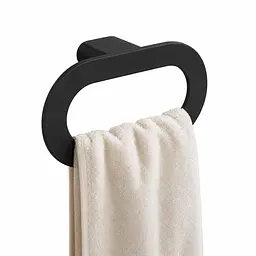 Кільцевий тримач для рушників VBI Terra 20 см black VBI-040703BL - мініатюра 3