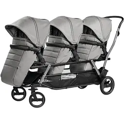 Коляска Peg-Perego Triplette для трійні сіра - мініатюра 3