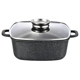 Каструля Gusto квадратна покриття Marble 3,5 л (GT-2504-22)