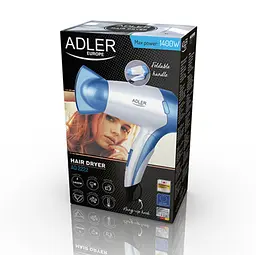 Фен для волосся Сушарка Adler AD 2222 1200Вт - мініатюра 2
