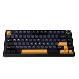 Ігрова механічна клавіатура AULA F75 / Три режими підключення / Leobog Axis Reaper Switch / Dark Blue - мініатюра 2