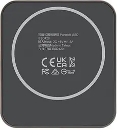 Накопичувач SSD Transcend SSD 4TB ESD420 3D NAND TLC Iron Gray (TS4TESD420C) - мініатюра 2