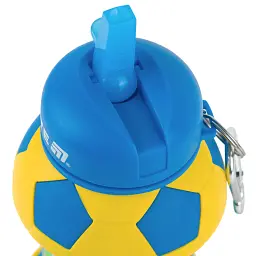 Силіконова пляшка для води Kite 550 мл синьо-жовта (K26-1272-2) - мініатюра 3
