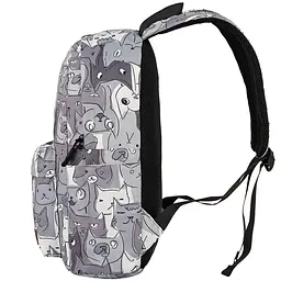 Рюкзак 2E TeensPack Cats сірий - мініатюра 3