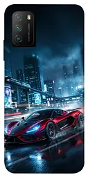 TPU чохол Demsky Red sport car для Xiaomi Poco M3