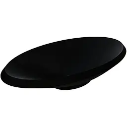 Умивальник Miraggio Lex R mirastone black 0000664, Чорний матовий