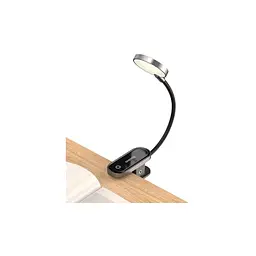 Настільна лампа Baseus Comfort Reading Mini Clip Lamp with battery Dark Gray (DGRAD-0G) - мініатюра 4