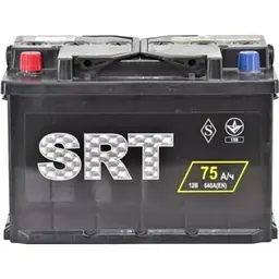 Акумулятор автомобільний SRT 6СТ-75АЗ (1) (+/-) (L3) 640А 12V (E) - мініатюра 4