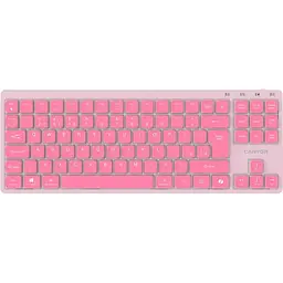 Клавіатура Canyon Keyboard OnType 10 Low Profile EN Wired Pink (CNS-HKB10P) - мініатюра 1