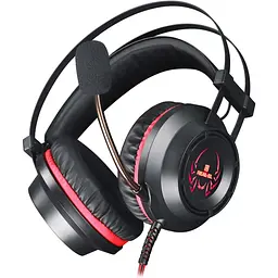 Ігрові навушники REAL-EL GDX-7450 Black/Red (EL124100039) [112552] - мініатюра 3