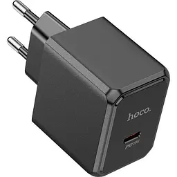 Мережевий зарядний пристрій Hoco CS13A Ocean USB-C 20W Black (603805) [122578]