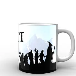 Кухоль GeekLand The Lord of the Rings братство кільця LR.02.009 330 мл білий - мініатюра 3