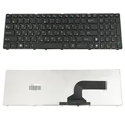 Клавіатура для ноутбука ASUS (A52 K52 X54 N53 N61 N73 N90 P53 X54 X55 X61) rus чорний (K52 version)