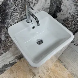 Умивальник підлоговий VBI Caliato white VBI-019029, Білий - мініатюра 2