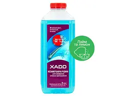 Омивача скла XADO Зима 2л "Лимон і лайм" Незамерзна -32 С (каністра)