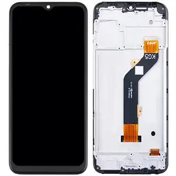 Дисплей Tecno Spark Go 2022 KG5m чорний, оригінал PRC, з рамкою