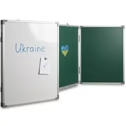 Шкільна дошка Sector офісна, комбінована, магнітна, крейдяно-маркерна 300 х 100 см (КМ3010) - мініатюра 3