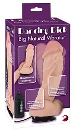 Вібратор You2Toys Dancing Dick Big Natural Vibrator 22 см тілесний - мініатюра 2