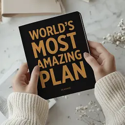 Планер «WORLD'S MOST AMAZING PLAN» чорний - мініатюра 3
