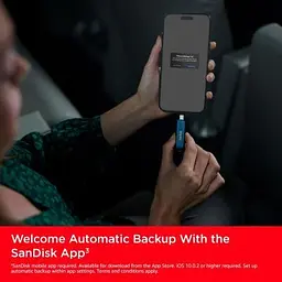 USB флеш накопичувач SanDisk 128GB Phone Drive for iPhone Metallic Sky Lightning/Type-C U (SDIXD0N-128G-GN6NE) - мініатюра 7