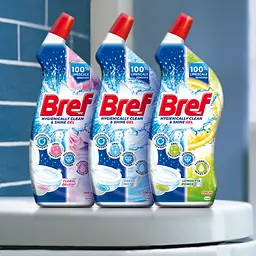 Очищуючий гель для унітаза Bref Total Океанський бриз, 700 мл (750476) - мініатюра 3