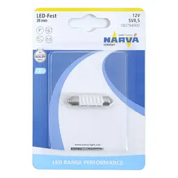 Світлодіод 12V 38mm T11 1SMD білий 1шт