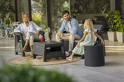 Стіл-бар Keter Cool Stool пластик антрацит - мініатюра 6