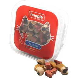 Ласощі для котів Hupple Softy Crazy Mix Cat зі смаком лосося, індички та яловичини 80 г