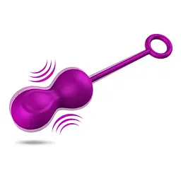 Набір вагінальних кульок Foxshow Kegel Balls Set, 3 шт., фіолетовий - мініатюра 5