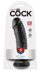 Фалоімітатор Pipedream Cock 8 Inch, 20 см (чорний) - мініатюра 4