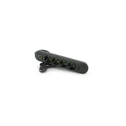 Мережевий фільтр живлення Voltronic F04U, 4 роз. EU, 3 USB Black (F04U-Black) - мініатюра 3