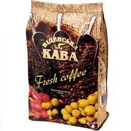 Кава в зернах "Віденська кава" Fresh coffee (Фреш кава) 500 г(ящик 10 шт) - мініатюра 2