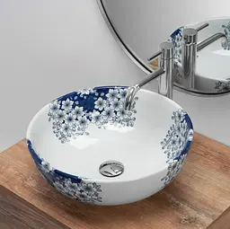 Умивальник Rea Fiori накладний білий REA-U6520, Білий - мініатюра 5