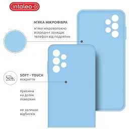 Чохол до мобільного телефона Intaleo SoftShell Samsung Galaxy A13 4G Light Blue (1283126557880) - мініатюра 5