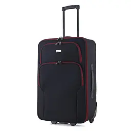 Валіза Semi Line 24 дюйми (M) дюйми (M) Black/Red Lines (T5680-2)