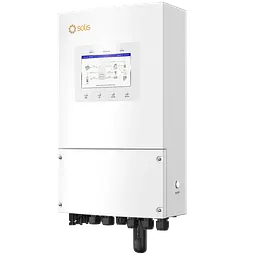 Гібридний інвертор SOLIS S6-EH1P6K-L-PLUS, однофазний, 6кВт (2х MPPT 90 - 435V, струм заряду акб 135A, DC 40-60V) 23.5 кг,335×560×253 mm