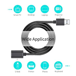 Дата кабель USB 3.0 AM/AF 1.5m Essager (EXCAM-YTA01) - мініатюра 5