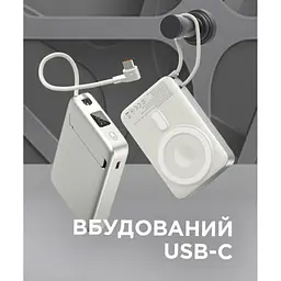 Батарея універсальна Sigma X-power SI10A8QL-MAG silver 10000mAh, Magnetic wireless 15W, charge iWatch, PD+QC, 22,5W max (4827798161012) - мініатюра 12