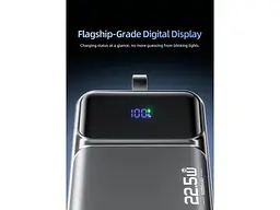 Зовнішній акумулятор (Power Bank) Awei PA-106 50000mAh Black - мініатюра 10