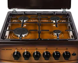 Плита комбінована Milano ML50 E40+ коричнева - мініатюра 4