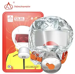 Екстрений захисний протигаз TZL-30 для дітей та дорослих - протигаз Fire Mask TZL-30 - мініатюра 2