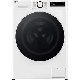 Пральна машина LG фронтальна, 11кг, 1400, A, 57см, дисплей, пара, інвертор, білий