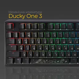 Клавіатура Ducky One 3 Cherry MX Red RGB Black DKON2108ST-RUAPXCLAWSC1 UA [126067] - мініатюра 4
