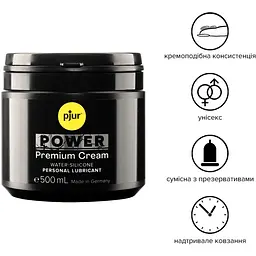 Лубрикант для фістингу Pjur Power Premium Cream 500 мл - мініатюра 2