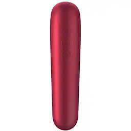 Смарт-вібратор та вакуумний стимулятор 2 в 1 Satisfyer Dual Love Червоний - мініатюра 2