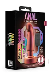 Анальна пробка Anal Adventures Matrix Bionic Plug 14.6 см (коричневий) - мініатюра 5