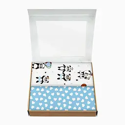 Багаторазові пелюшки дитячі PANDA STAR 2шт COSAS (4822052035726) - мініатюра 2