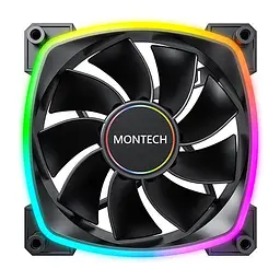 Корпусний вентилятор 140MM RX140 PWM BLACK MONTECH - мініатюра 2