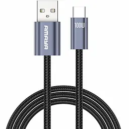 Дата кабель Amaya C62 USB to Type-C 100W (2m) Gray